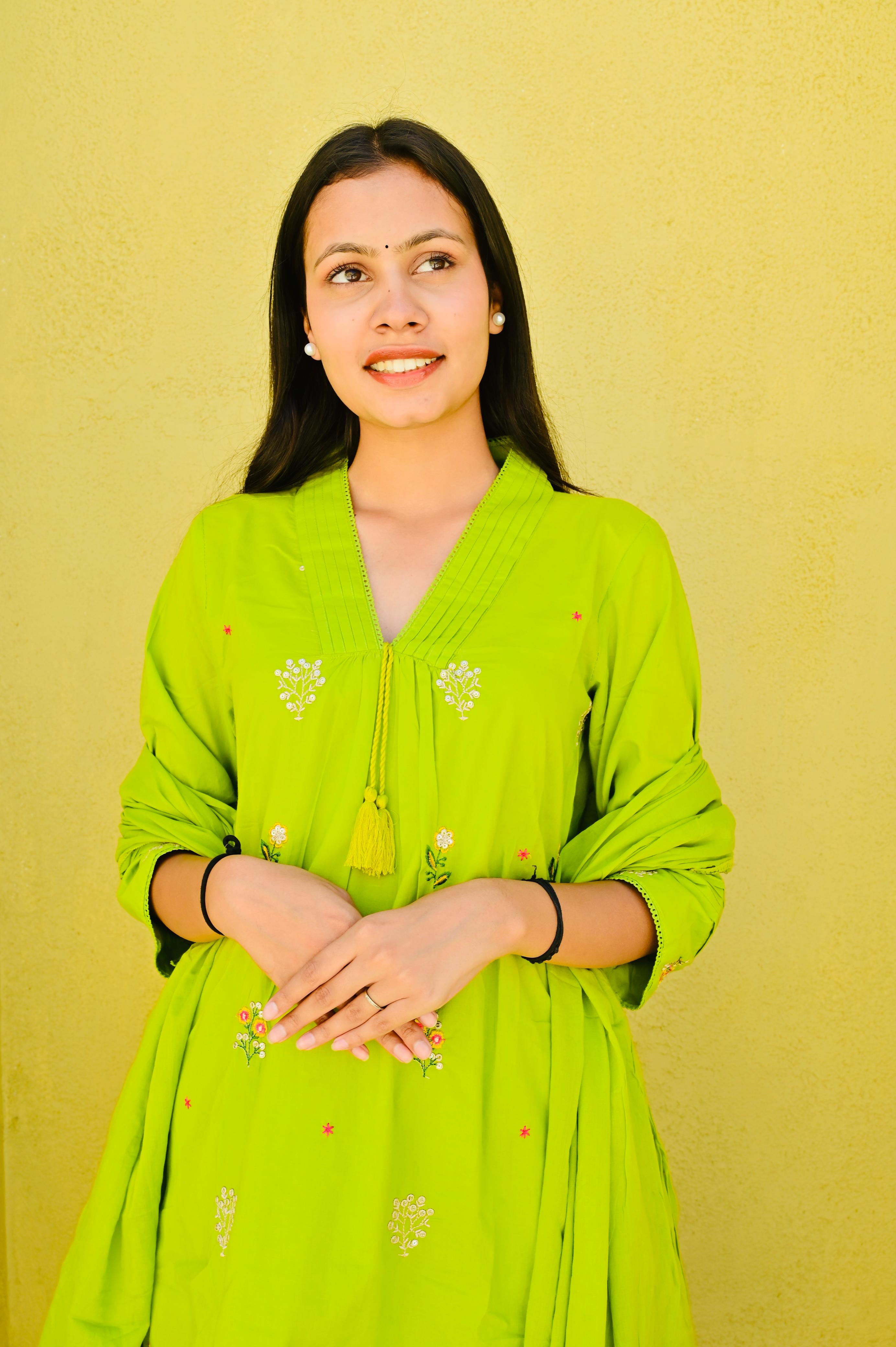 Lime Blossom Suit Set