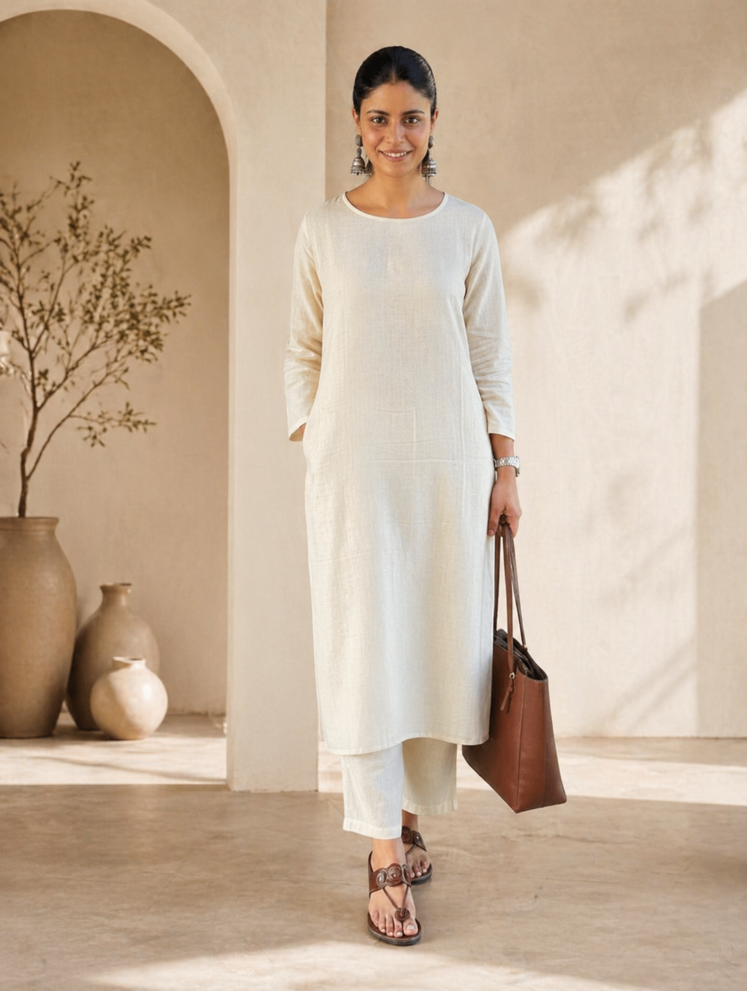 Ivory Grace Kurta Set