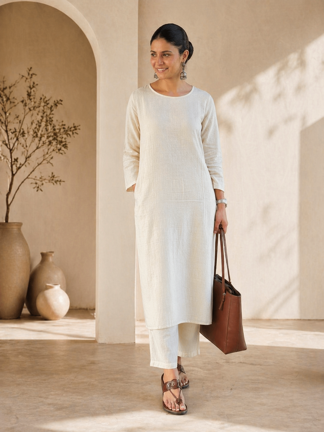 Ivory Grace Kurta Set