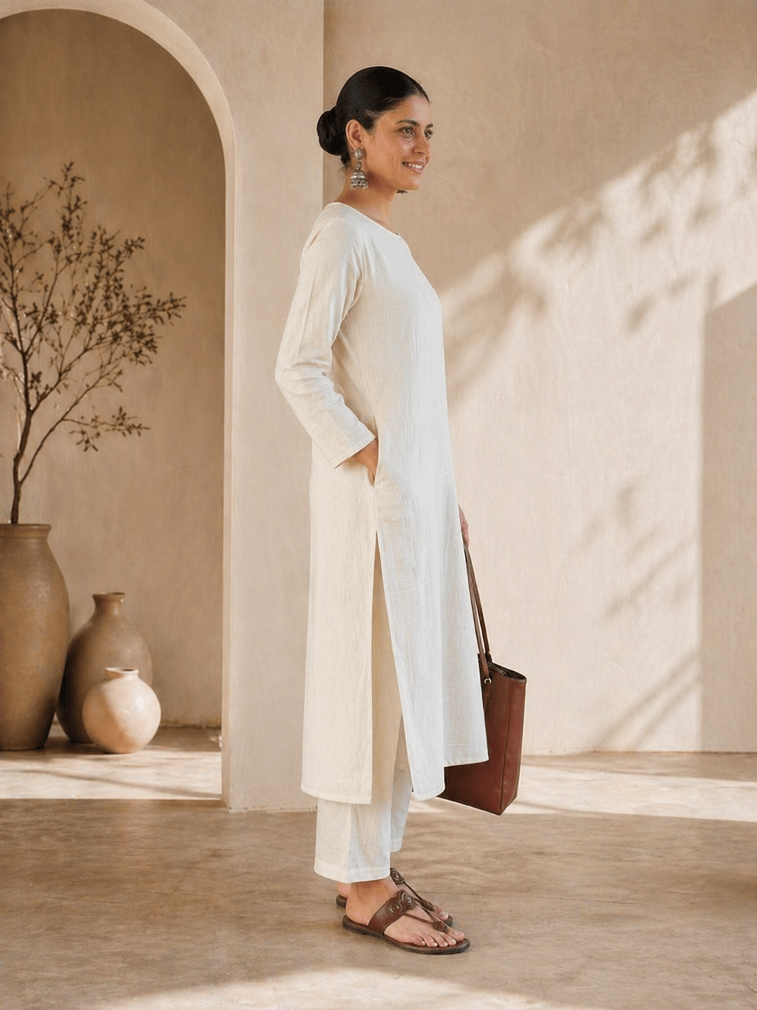 Ivory Grace Kurta Set