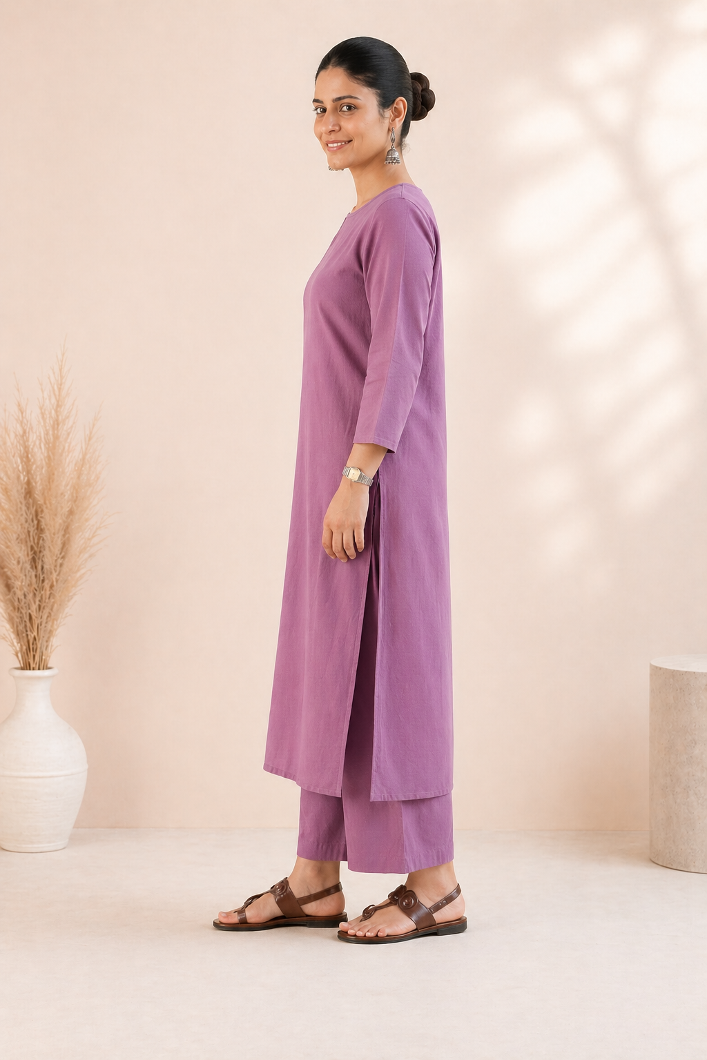 Lilac Serenity Kurta Set