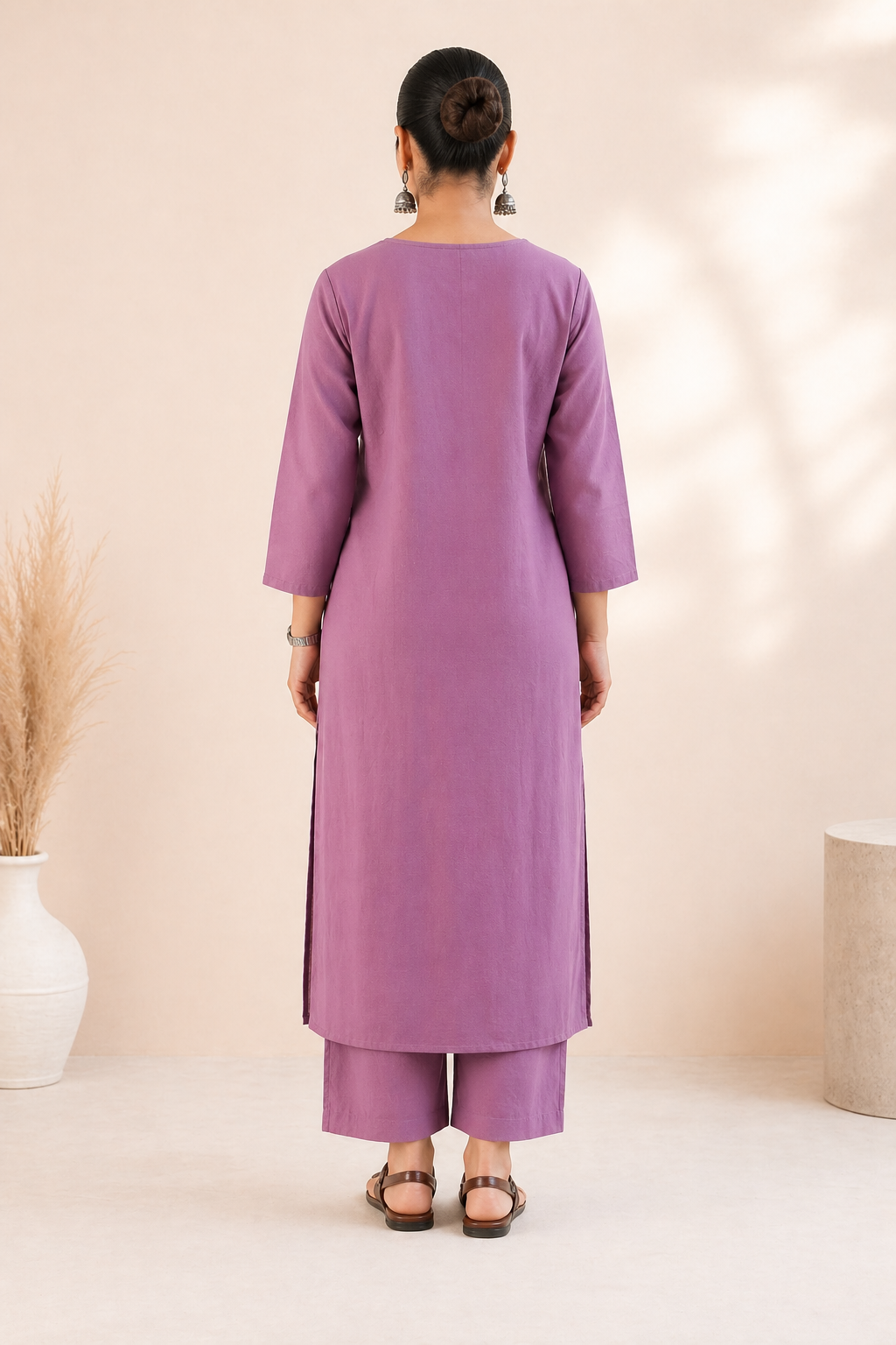 Lilac Serenity Kurta Set
